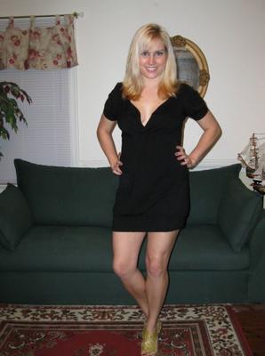 Blonde MILFS Showing Off In Little Black Dresses Are Hot