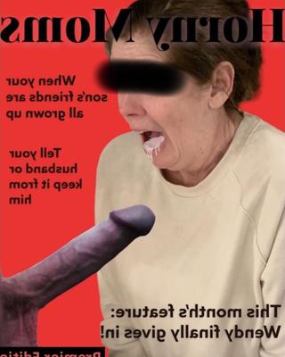 Careless Mom als Titelmutter der Zeitschrift Horny Moms