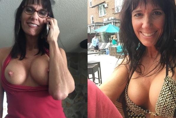 Florida Wife Hot Brunette MILF fake tits