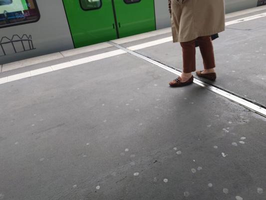 Gambling Woman in Worn Flats