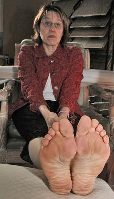 Mature feet