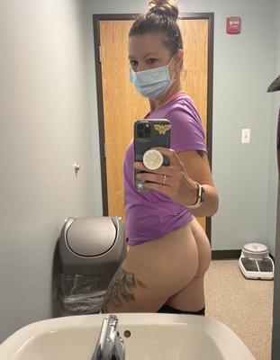 (Nurses Gone Wild) Tattooed MILF Nurse Loves Showing Off Her Ass