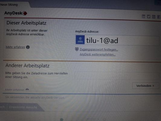 AnyDesk Zugang