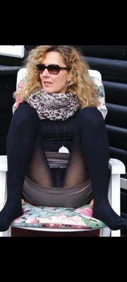 Help me find her. Pantyhose milf. Who is she? Who got more photo