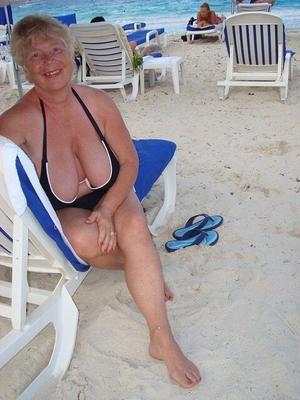 Mature Moms at the beach