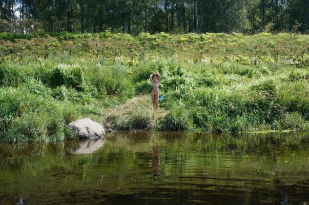 On the Stone in Volga-river