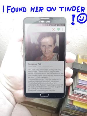 Habe sie gerade auf Tinder gefunden!