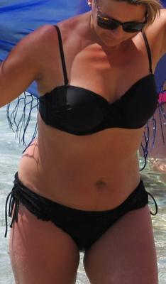 My wife in a bikini