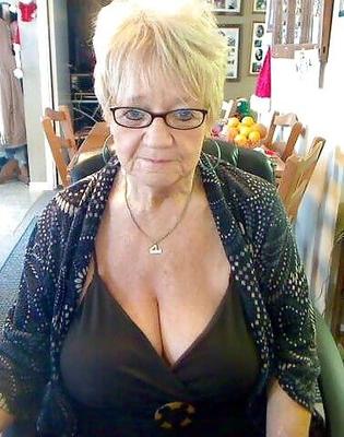 grannies sexy cleavage