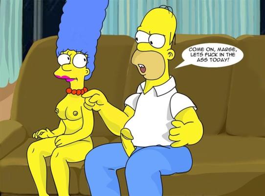 Los Simpson - Marge hace anal