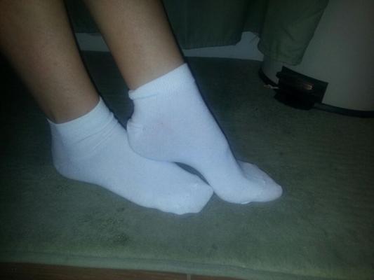 MILF in white socks