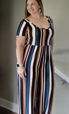 Modelo de roupas plus size do meio-oeste