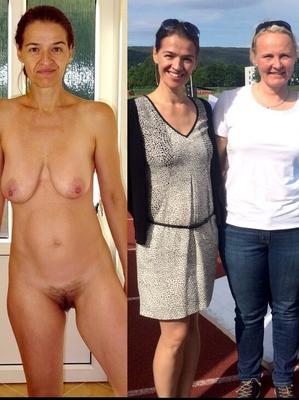 Hairy MILF - Dressed and Undressed