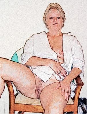 Drawing art  (only mature woman)