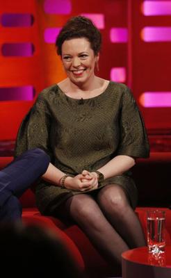 Brit MILF Actress in Pantyhose - Olivia Colman