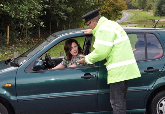 Mature fucks Traffic Warden