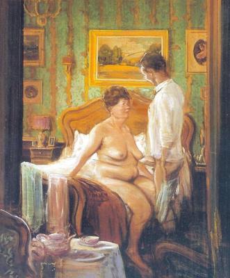 Georges Delfau femdom mature art