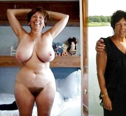 Milf & gilf dressed & undressed