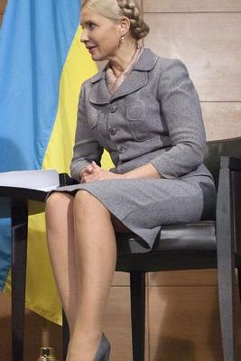 Ioulia Timochenko - politicienne ukrainienne en collants