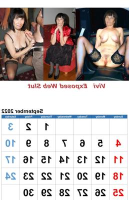 Vivi Web Slut Calendrier Septembre