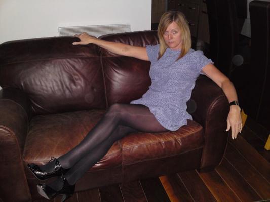 Brits Wife Shared on the Web in Pantyhose