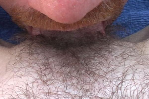 Getting my hairy wet pussy licked