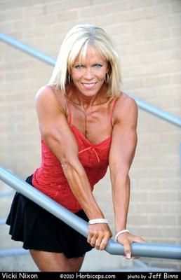 Vicki Nixon, the most beautiful woman bodybuilder over 50