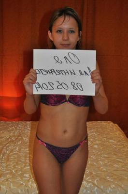 Russische Prostituierte Olya, eingereicht