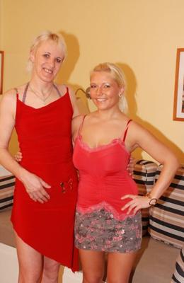 Old and Young Blonde Lesbians