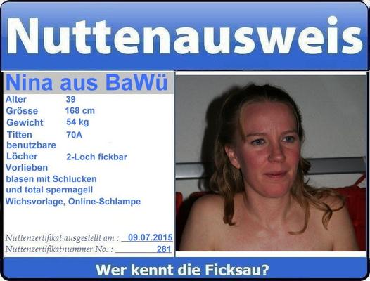 Nina - Webschlampe aus Ba-Wue