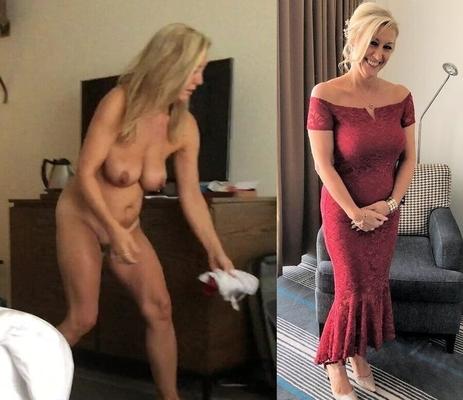 wives dressed undressed, Exposed sluts