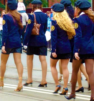 Nataschas mujeres policías rusas en uniforme sexy