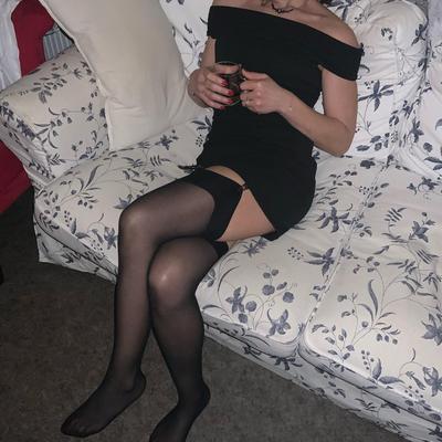 Mrs French Legs Wearing Stockings