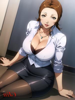 [CjinAl] Noriko Kashiwagi de Persona 4 [Ai generada]