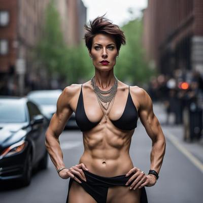 Androgyne Frauen von New York